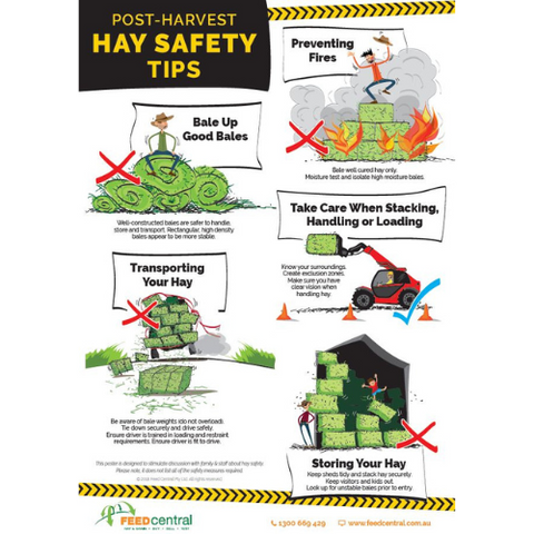 Hay Safety Poster